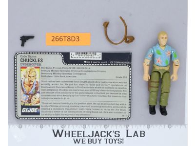 Chuckles V1 100% Complete G.I. Joe 1987 Hasbro Vintage Action Figure