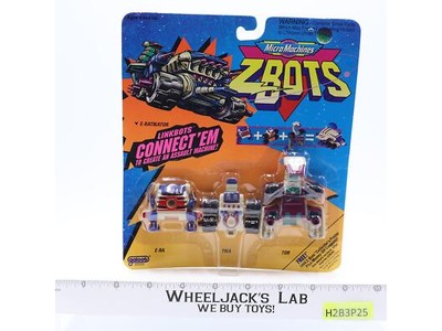 ZBots Linkbots E-RATIKATOR Micro Machines1993 Galoob NEW MOSC SEALED