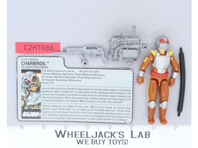 Charbroil V1 100% Complete G.I. Joe 1988 Hasbro Vintage Action Figure