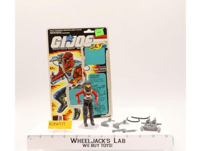 Astro Viper V1 100% Complete G.I. Joe 1988 Hasbro Vintage Action Figure