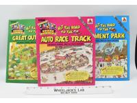 Hit the Road Travel & Activity Book The Incredible Crash Dummies 1992 Tyco NEW