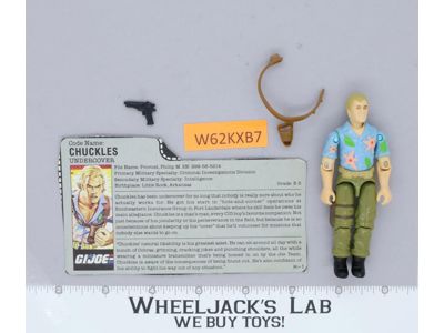Chuckles V1 100% Complete G.I. Joe 1987 Hasbro Vintage Action Figure