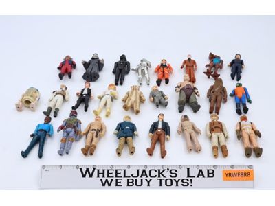 Lot of 25 Star Wars 1970s-1980s Kenner Vintage Action Figures