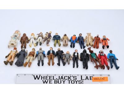 Lot of 25 Star Wars 1970s-1980s Kenner Vintage Action Figures
