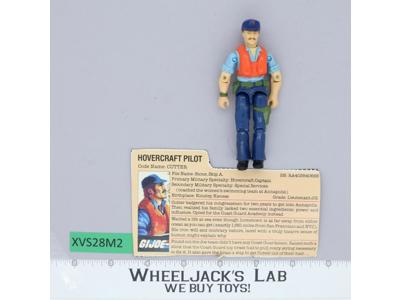Cutter V1 100% Complete G.I. Joe 1984 Hasbro Vintage Action Figure