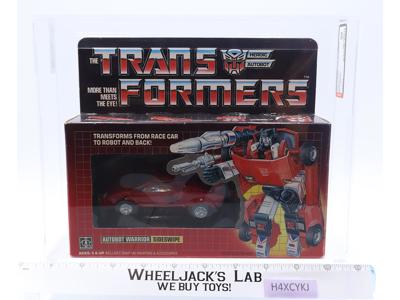 Sideswipe No Rubsign AFA GRADED 80 80/90/90 G1 Transformers Tape Seal