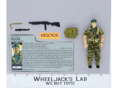 Falcon V1 100% Complete G.I. Joe 1987 Hasbro Vintage Action Figure