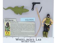 Croc Master V1 100% Complete G.I. Joe 1987 Hasbro Vintage Action Figure