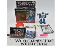 Topspin 100% Complete W/ Box & Insert 1985 G1 Transformers Hasbro Vintage Figure