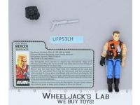 Mercer V1 100% Complete G.I. Joe 1987 Hasbro Vintage Action Figure