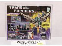 Sixshot AFA GRADED 80 G1 Transformers 1987 Hasbro Tape Seal No Color Break NEW