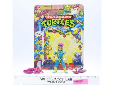 Zak the Neutrino 100% Complete W/Card Teenage Mutant Ninja Turtle 1991 Playmates