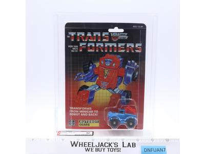 Gears AFA GRADED 80 80/90/90 G1 Transformers 1984 Hasbro Minicar NEW SEALED