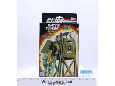 Watch Tower Battle Station 100% Complete W/ NICE Box GI Joe 1984 Hasbro Figure