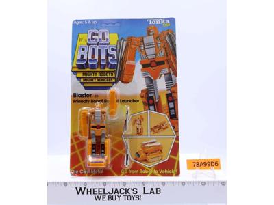 Blaster Friendly Robot Rocket Launcher Gobots 1984 Tonka Figure NEW MOSC SEALED