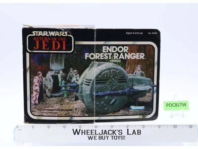 Endor Forest Ranger 100% Complete W/Box Star Wars 1983 Vintage Kenner Vehicle