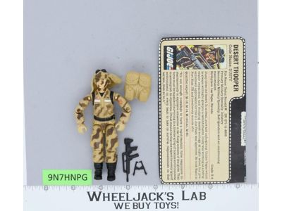 Dusty V1 100% Complete G.I. Joe 1985 Hasbro Vintage Action Figure