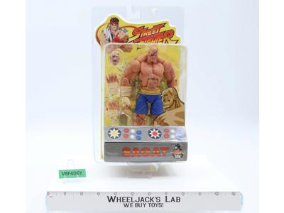 Sagat Street Fighter Round 1 2004 Capcom Sota Toys Action Figure NEW SEALED