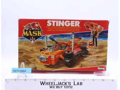 Stinger W/ Bruno Sheppard 100% Complete W/Box MASK 1986 Kenner Vehicle