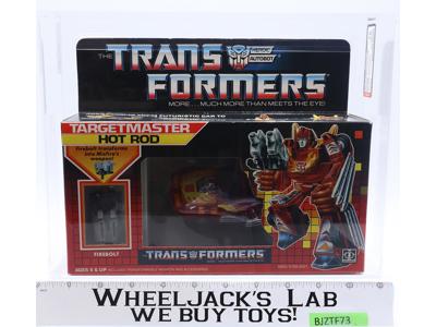 Hot Rod Targetmaster AFA GRADED 75 75/90/90 G1 Transformers Tape Sealed NEW