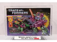 Scorponok AFA Qualified 75 G1 Transformers 1987 Hasbro Vintage Action Figure