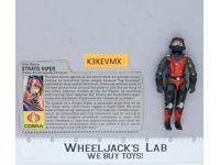 Strato-Viper V1 100% Complete G.I. Joe 1986 Hasbro Vintage Action Figure