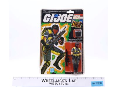 Python Viper GI Joe Python Patrol 1988 Hasbro Action Figure NEW MOSC SEALED