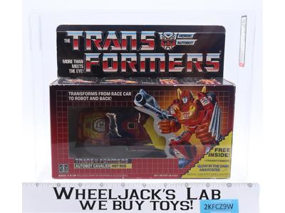 Hot Rod W/ Poster AFA GRADED 75+ 75/85/90 G1 Transformers Hasbro Sealed