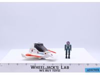 StarWolf W/ Tom Waldron 100% Complete Starcom 1986 Coleco Action Figure Vehicle