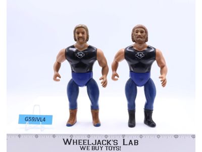 Bill & Scott Irwin Long Riders AWA Wrestling 1985 Remco Vintage Action Figures
