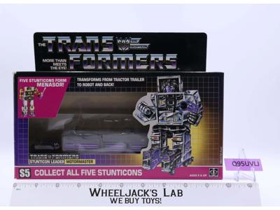 Motormaster NICE FIGURE & BOX 100% Complete Vintage Hasbro G1 Transformers
