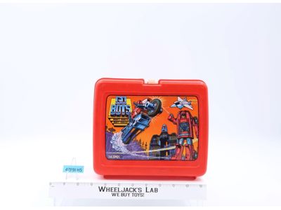 Go Bots Plastic Red Lunchbox Tonka 1984 Thermos Brand
