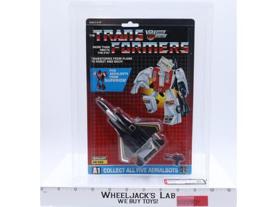 Air Raid AFA GRADED 85 80/90/90 G1 Transformers 1986 Hasbro NEW SEALED