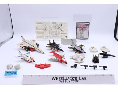Superion Aerialbots Set 100% Complete Vintage 1986 G1 Transformers Hasbro