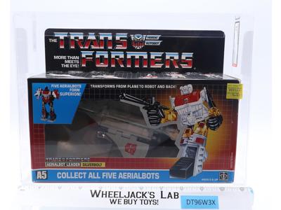 Silverbolt AFA GRADED 75 75/90/85 G1 Transformers Tape Seal No Color Break