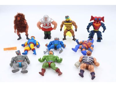 Lot of 10 He-Man Masters Of The Universe MOTU Vintage 1980s Mattel Figures