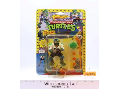 Slap Shot Leo Teenage Mutant Ninja Turtle TMNT 1991 Playmates NEW MOSC SEALED