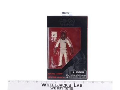 Admiral Ackbar Star Wars Black Series 2016 Hasbro 3.75" Action Figure NEW SEALED