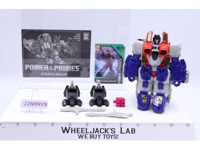 Starscream 100% Complete Voyager Transformers Power of the Primes 2017 Hasbro