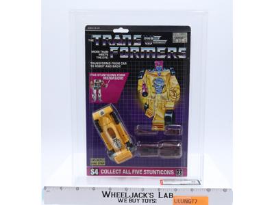 Drag Strip AFA GRADED 85 80/85/85 G1 Transformers 1986 Hasbro NEW SEALED