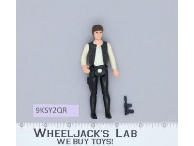 Han Solo BIG HEAD 100% Complete Star Wars 1977 Kenner Action Figure NO REPRO