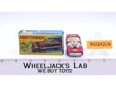 Road Dragster No.19 PURPLE W/Box Lesney Superfast Matchbox 1970 England
