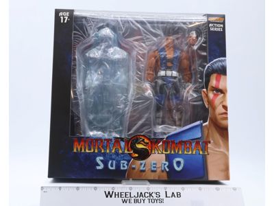 Sub-Zero Unmasked Mortal Kombat 3 2020 Storm Collectibles Figure NEW SEALED