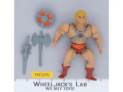 He-Man 100% Complete He-Man Masters of the Universe MOTU 1982 Mattel Vintage