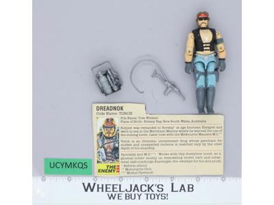 Torch V1 100% Complete G.I. Joe 1985 Hasbro Vintage Action Figure