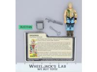 Buzzer V1 100% Complete G.I. Joe 1985 Hasbro Vintage Action Figure