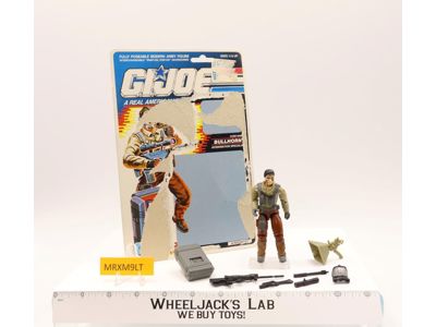 Bullhorn V1 100% Complete W/ Cardback 1990 G.I. Joe Vintage Hasbro Action Figure