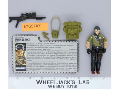 Tunnel Rat V1 100% Complete 1987 G.I. Joe Hasbro Vintage Action Figure