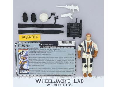 Blizzard V1 100% Complete G.I. Joe 1988 Hasbro Vintage Action Figure