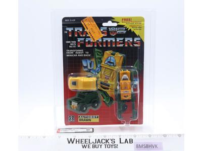 Brawn W/ Minispy TM Logo AFA HIGHEST GRADE 80 80/80/90 POP 1 G1 Transformers